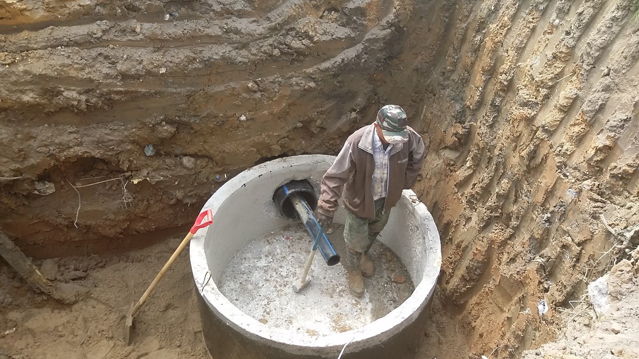 Монтаж водопровода с использованием ГНБ